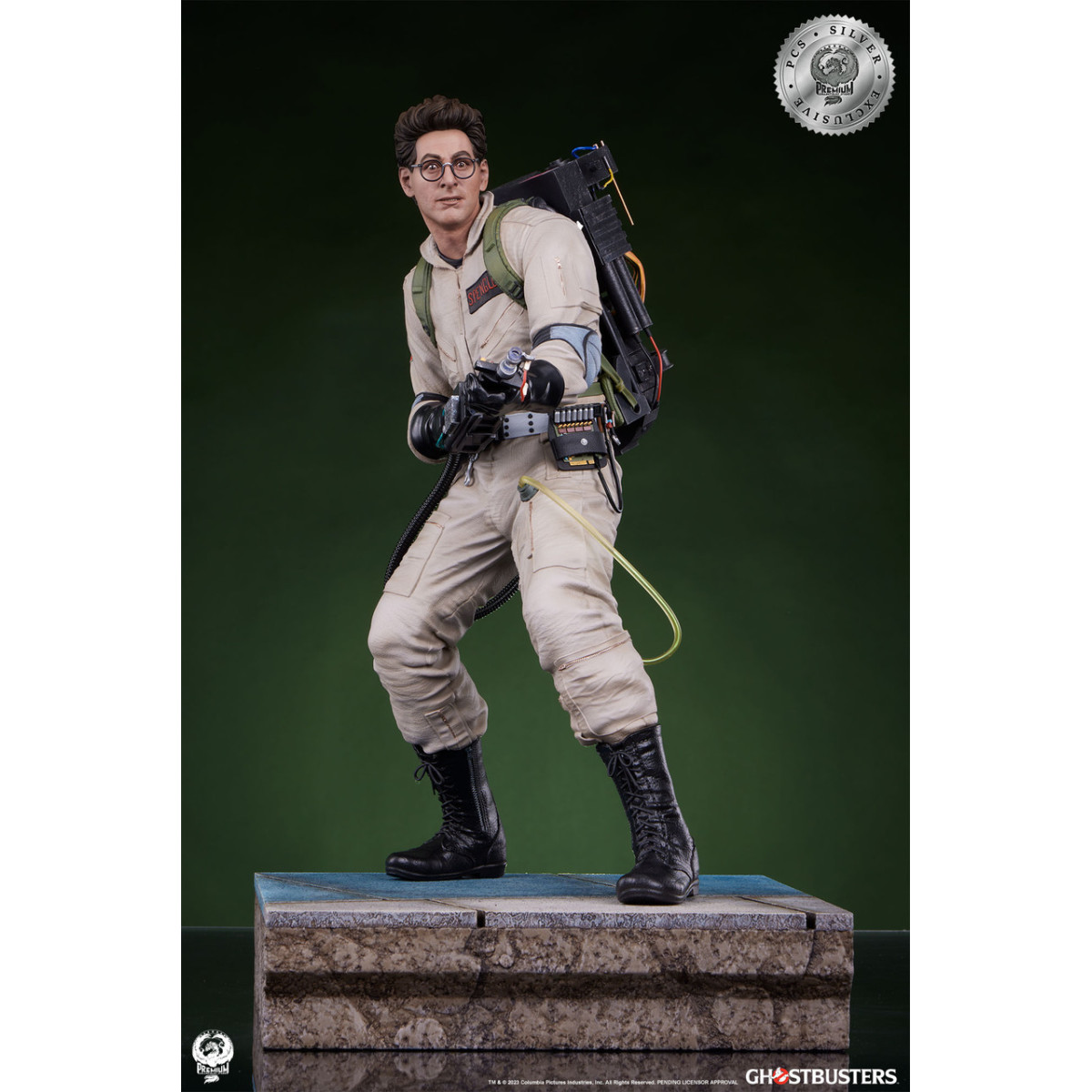 Premium Collectibles Studio PCS - Egon Spengler Silber Exklusiv 1/4 - Ghostbusters - Ghostbusters