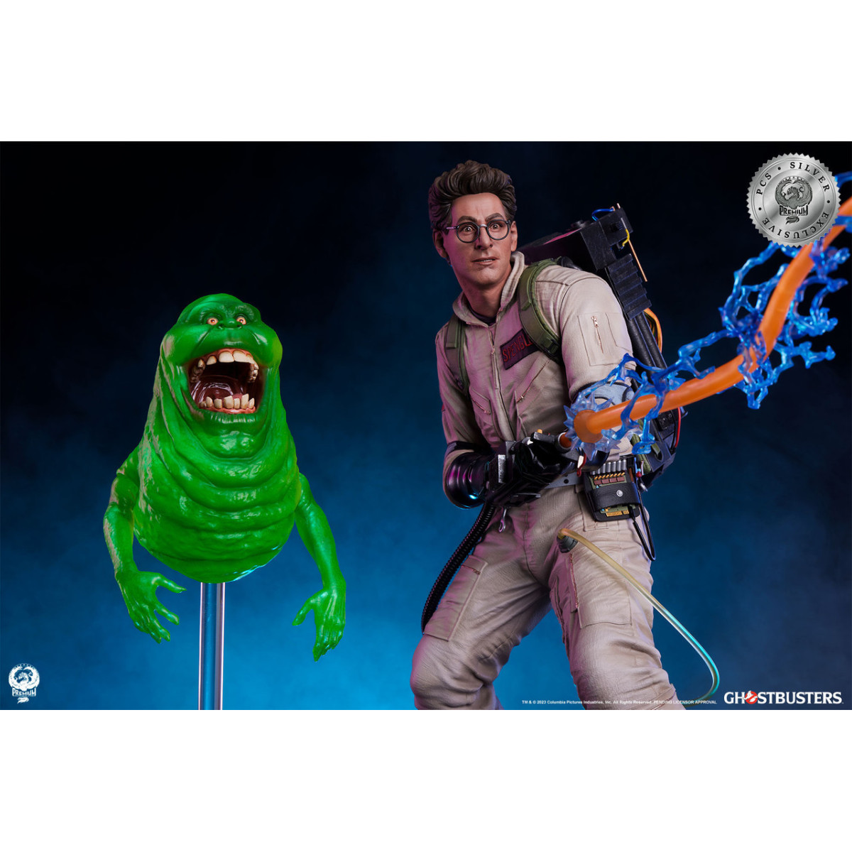 Premium Collectibles Studio PCS - Egon Spengler Silber Exklusiv 1/4 - Ghostbusters - Ghostbusters