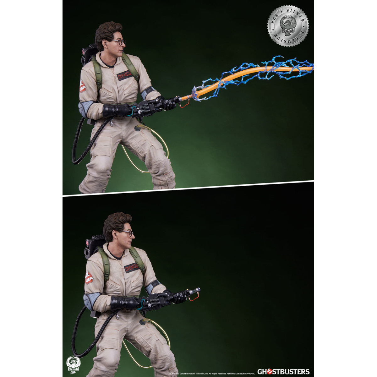 Premium Collectibles Studio PCS - Egon Spengler Silber Exklusiv 1/4 - Ghostbusters - Ghostbusters