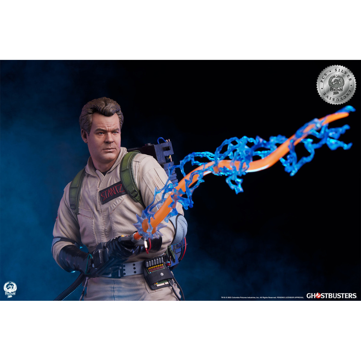 Premium Collectibles Studio PCS - Ray Stantz Silber Exklusiv 1/4 - Ghostbusters - Ghostbusters