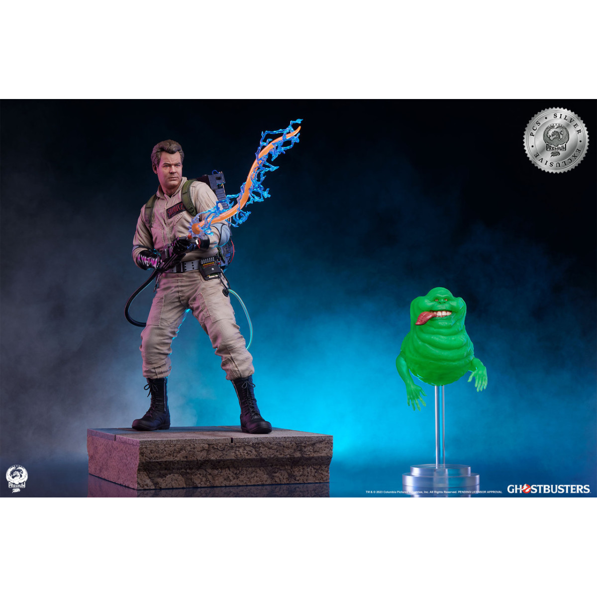Premium Collectibles Studio PCS - Ray Stantz Silber Exklusiv 1/4 - Ghostbusters - Ghostbusters
