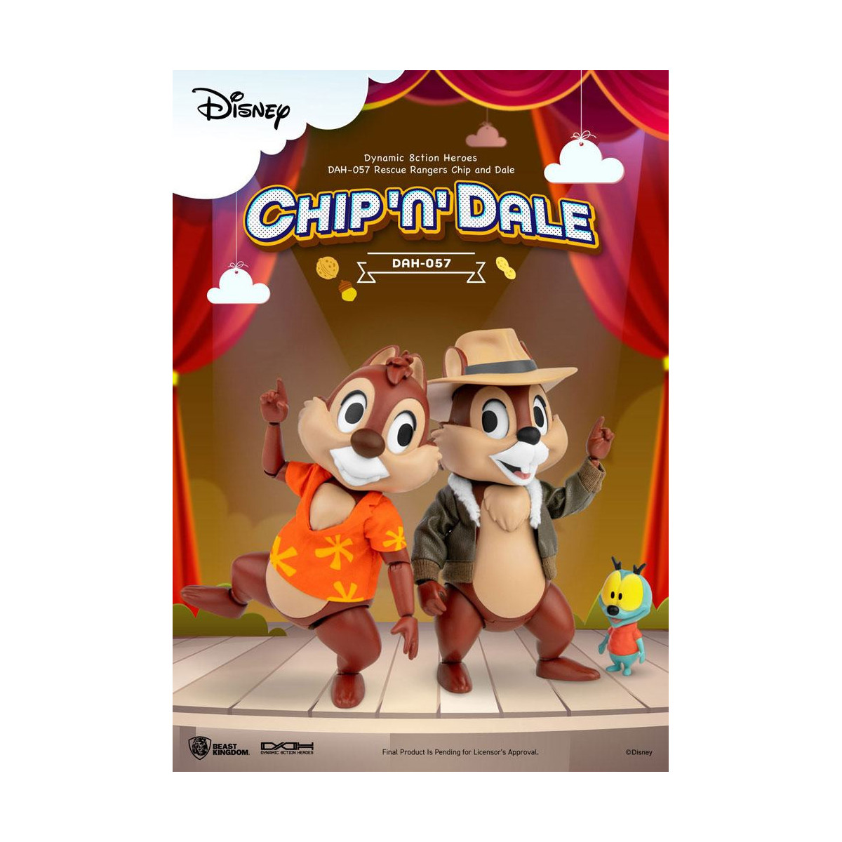 Beast Kingdom Disney - Chip und Chap die Ranger des Risikos - Dynamic Action Heroes 1/9 - Chip & Dale