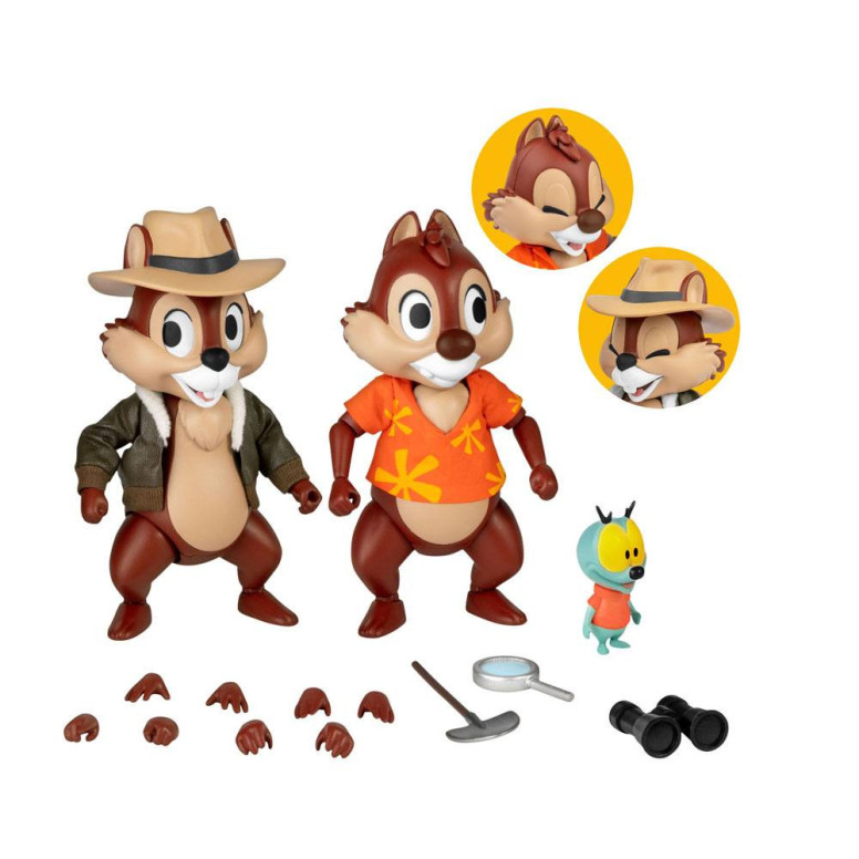Beast Kingdom Disney - Chip und Chap die Ranger des Risikos - Dynamic Action Heroes 1/9 - Chip & Dale