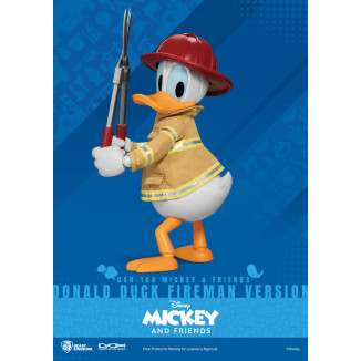Beast Kingdom - Mickey & Friends - Donald Duck Feuerwehrmann Ver. Aktionsfigur Dynamic Action Heroes 1/9