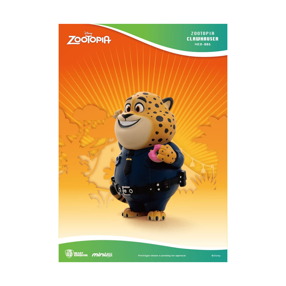 Beast Kingdom - Mini Egg Attack - Zootopia - Zootopie - Satz von 6 Minifiguren