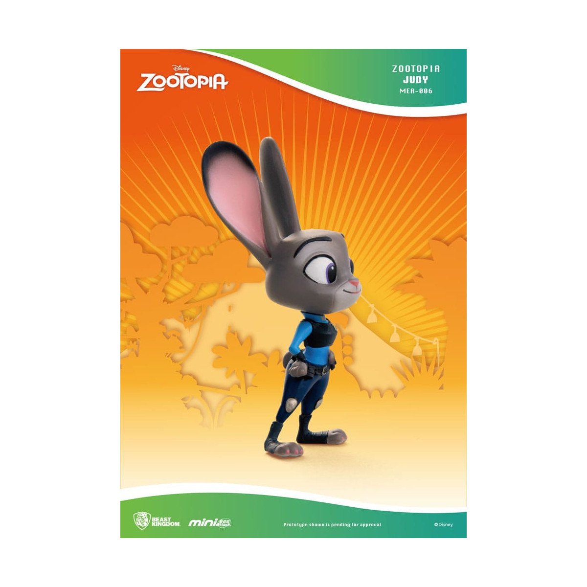 Beast Kingdom - Mini Egg Attack - Zootopia - Zootopie - Satz von 6 Minifiguren
