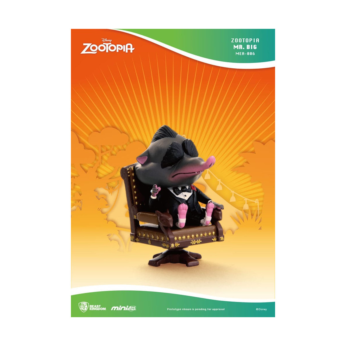 Beast Kingdom - Mini Egg Attack - Zootopia - Zootopie - Satz von 6 Minifiguren