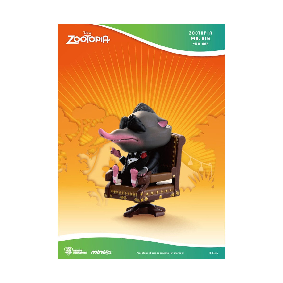 Beast Kingdom - Mini Egg Attack - Zootopia - Zootopie - Satz von 6 Minifiguren