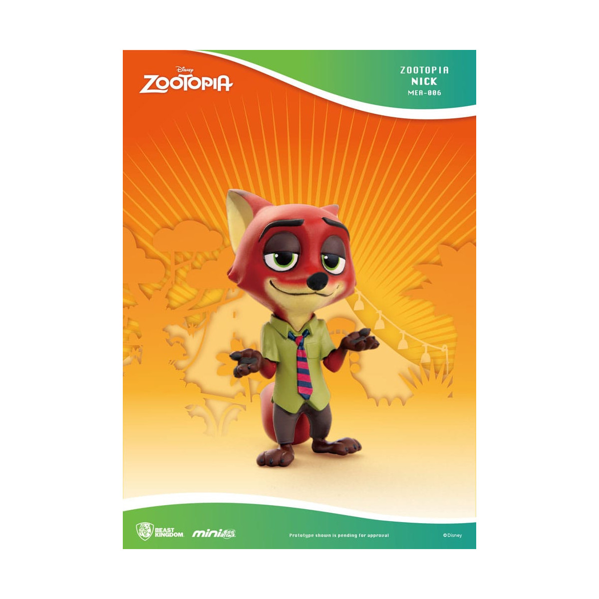 Beast Kingdom - Mini Egg Attack - Zootopia - Zootopie - Satz von 6 Minifiguren