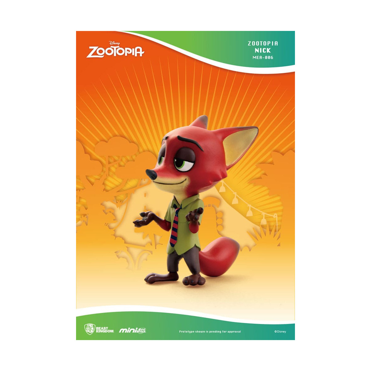 Beast Kingdom - Mini Egg Attack - Zootopia - Zootopie - Satz von 6 Minifiguren