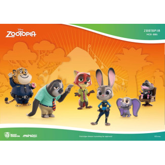 Beast Kingdom - Mini Egg Attack - Zootopia - Zootopie - Satz von 6 Minifiguren