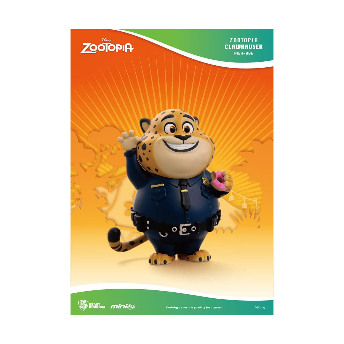 Beast Kingdom - Mini Egg Attack - Zootopia - Zootopie - Satz von 6 Minifiguren