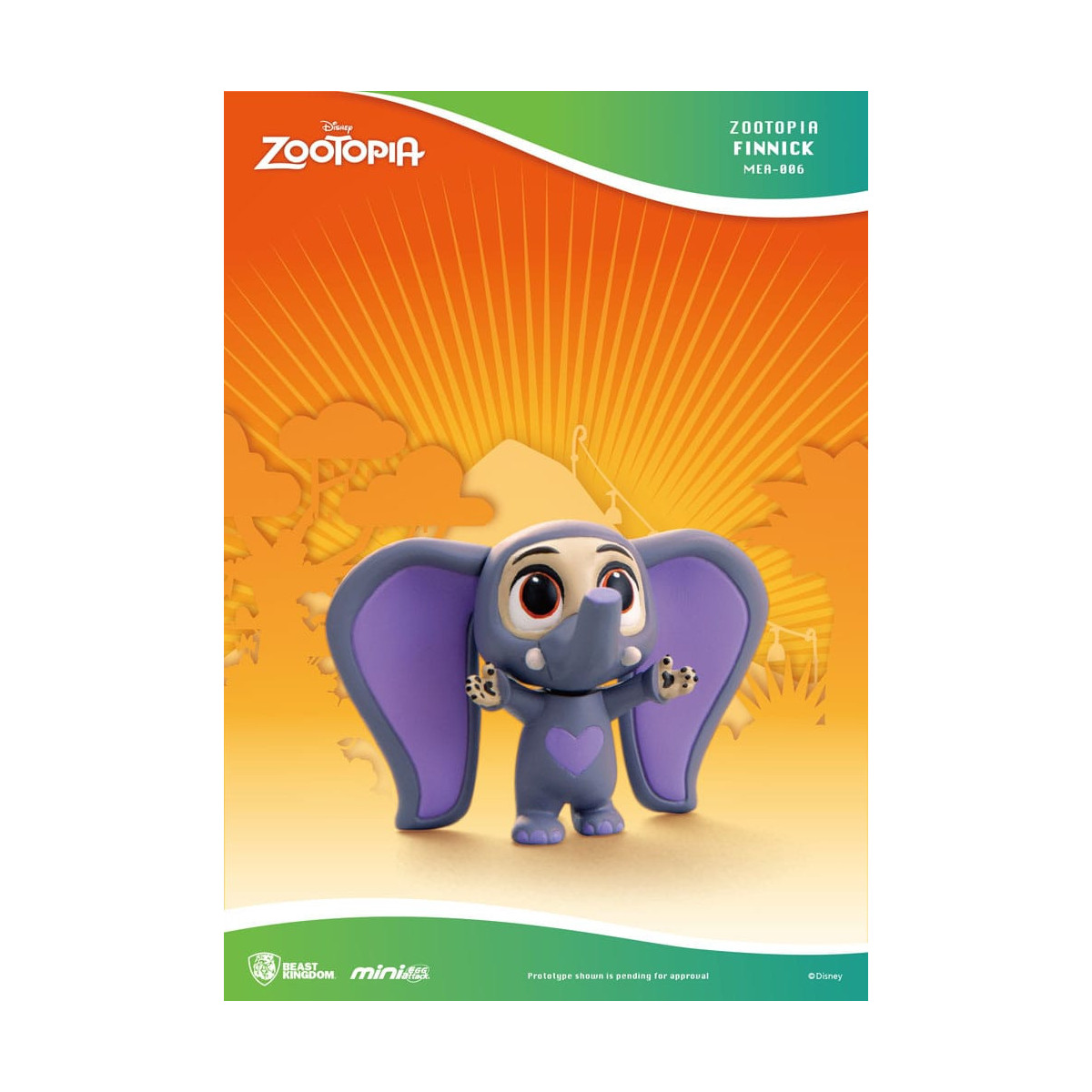 Beast Kingdom - Mini Egg Attack - Zootopia - Zootopie - Satz von 6 Minifiguren