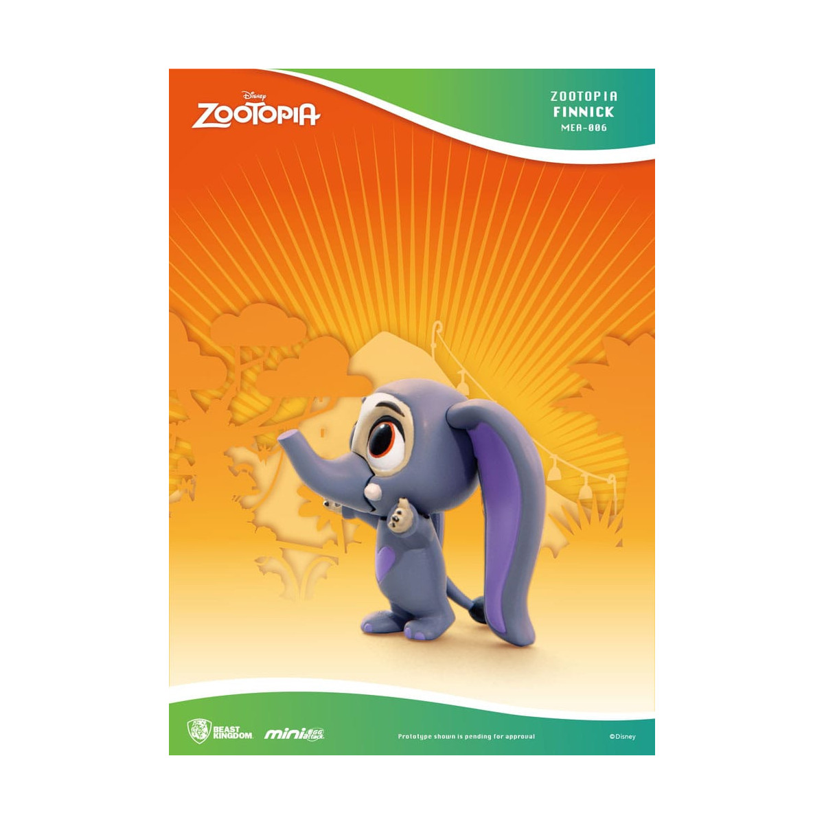 Beast Kingdom - Mini Egg Attack - Zootopia - Zootopie - Satz von 6 Minifiguren