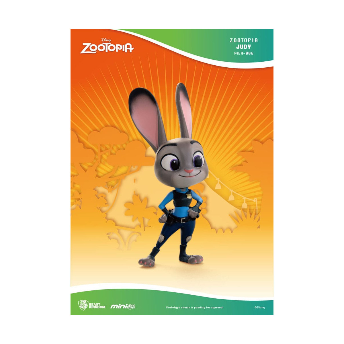 Beast Kingdom - Mini Egg Attack - Zootopia - Zootopie - Satz von 6 Minifiguren