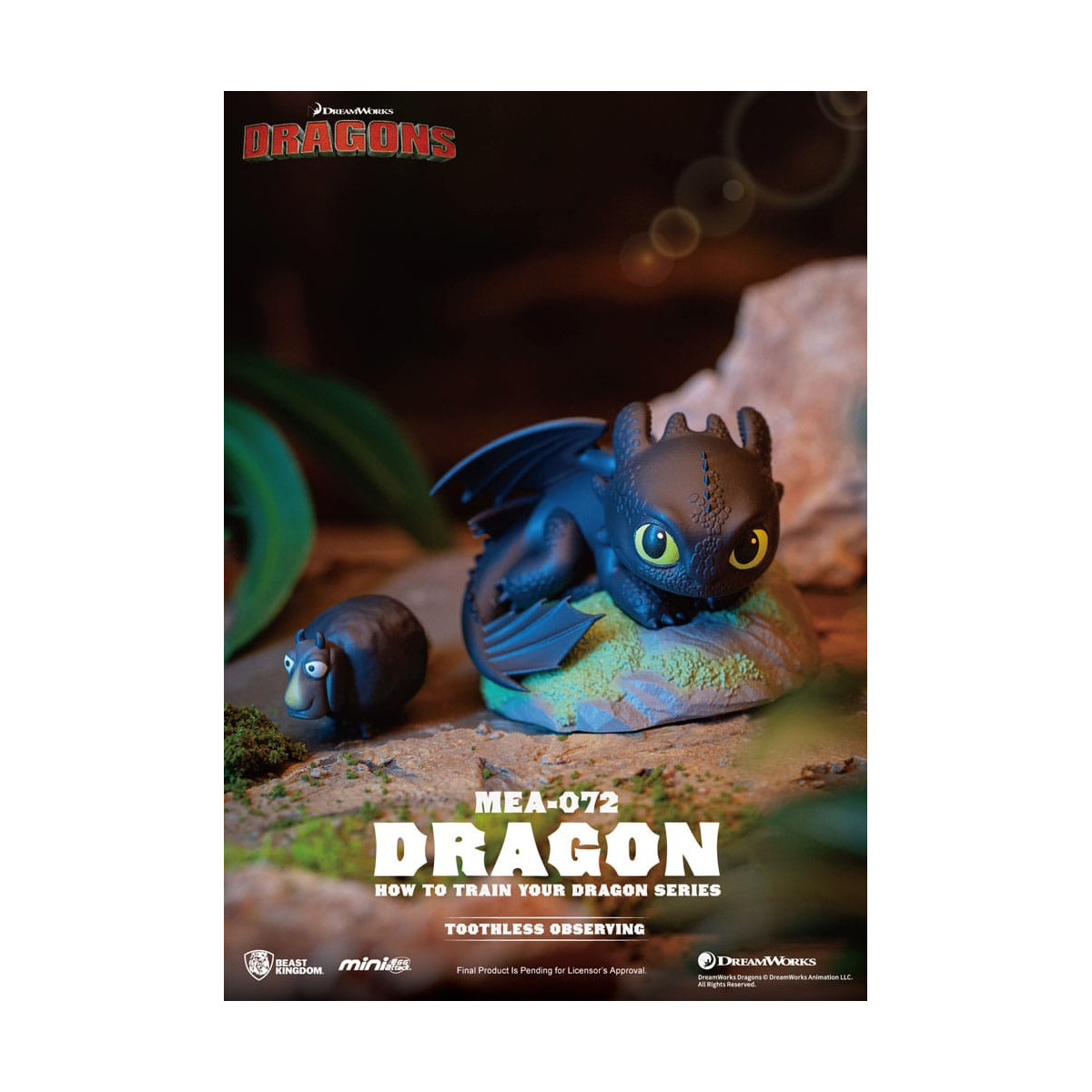 Beast Kingdom - Mini Egg Attack - So trainieren Sie Ihr Dragon - Satz mit 6 Minifiguren