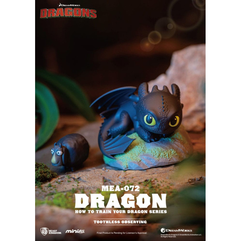 Beast Kingdom - Mini Egg Attack - So trainieren Sie Ihr Dragon - Satz mit 6 Minifiguren