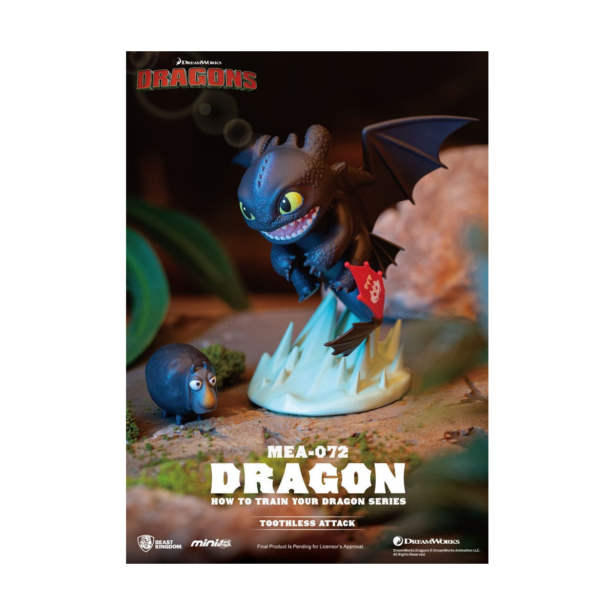 Beast Kingdom - Mini Egg Attack - So trainieren Sie Ihr Dragon - Satz mit 6 Minifiguren