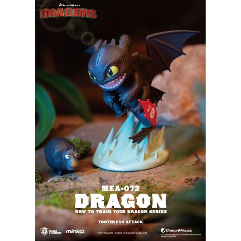 Beast Kingdom - Mini Egg Attack - So trainieren Sie Ihr Dragon - Satz mit 6 Minifiguren