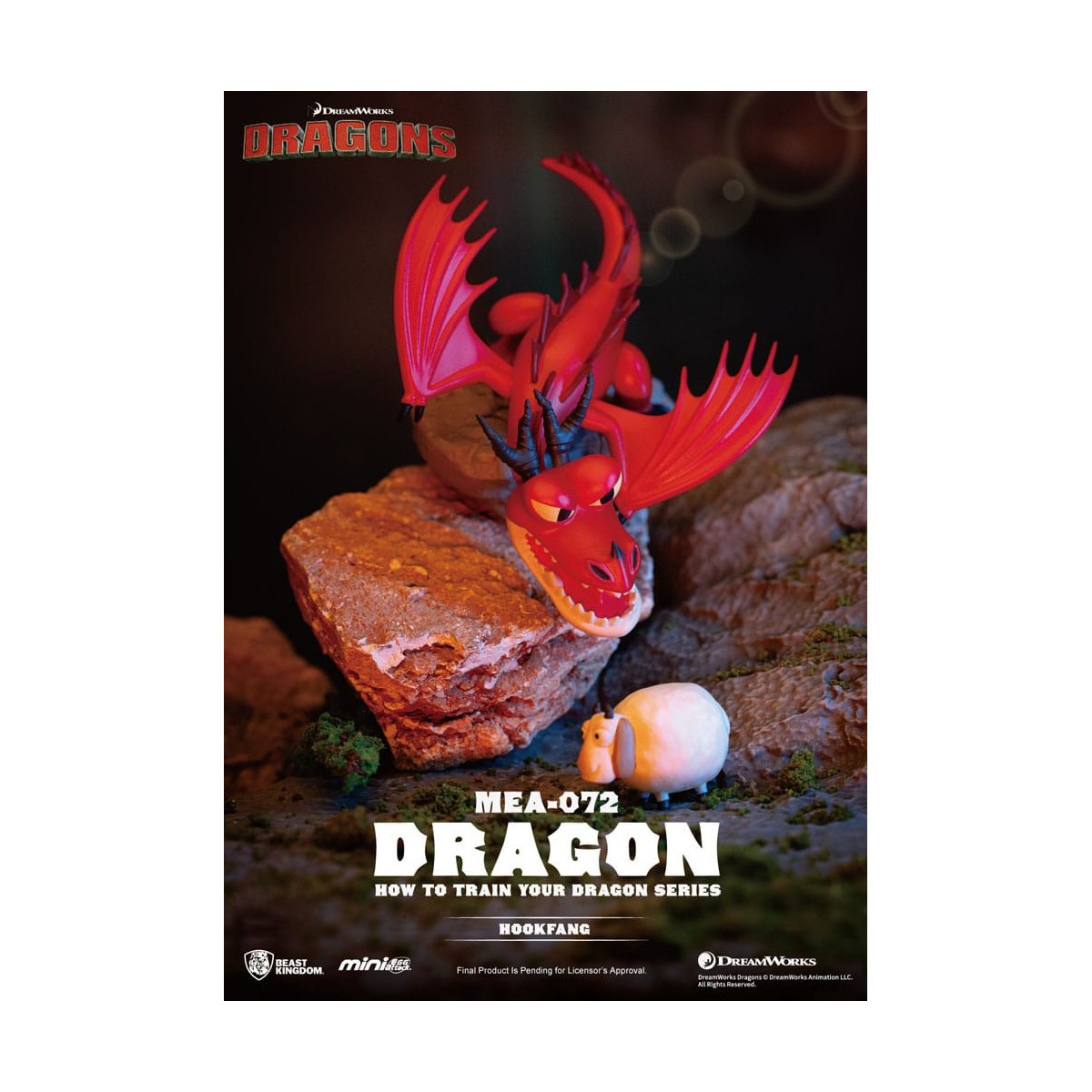 Beast Kingdom - Mini Egg Attack - So trainieren Sie Ihr Dragon - Satz mit 6 Minifiguren
