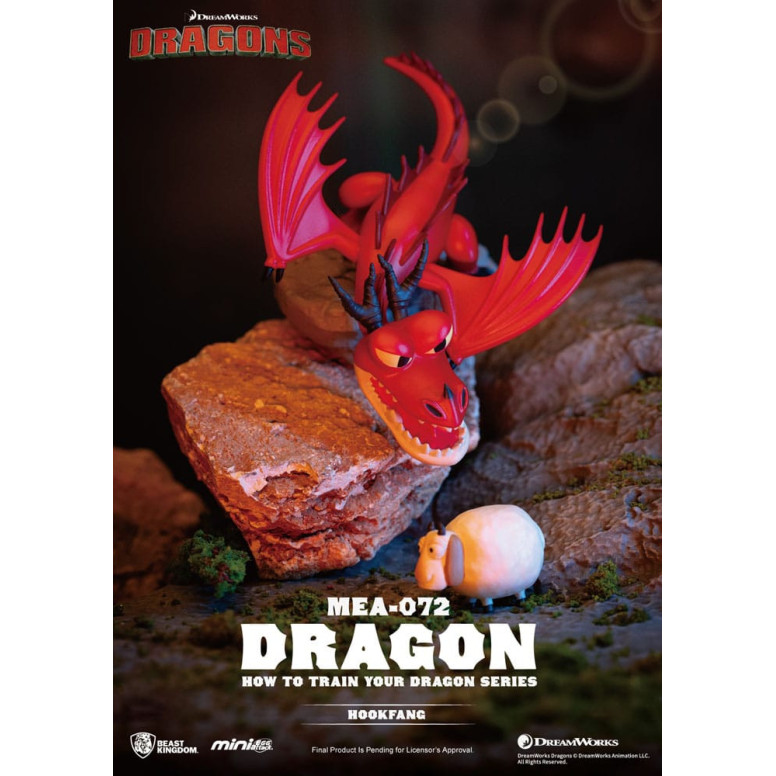 Beast Kingdom - Mini Egg Attack - So trainieren Sie Ihr Dragon - Satz mit 6 Minifiguren