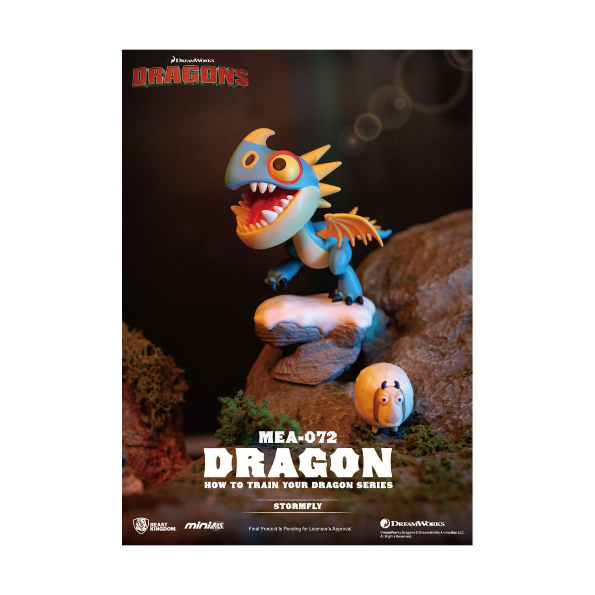 Beast Kingdom - Mini Egg Attack - So trainieren Sie Ihr Dragon - Satz mit 6 Minifiguren
