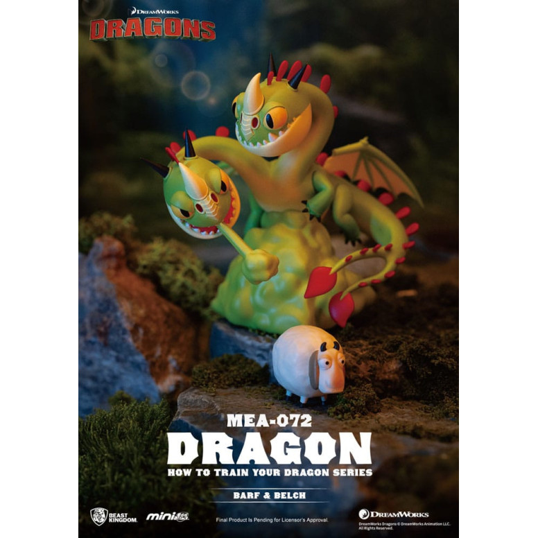 Beast Kingdom - Mini Egg Attack - So trainieren Sie Ihr Dragon - Satz mit 6 Minifiguren