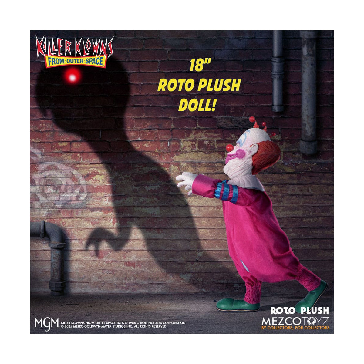 Mezco - Les Clowns tueurs venus d'ailleurs - Roto Doll SLIM - Mega Designer Serie Killer Klowns from Outer Space
