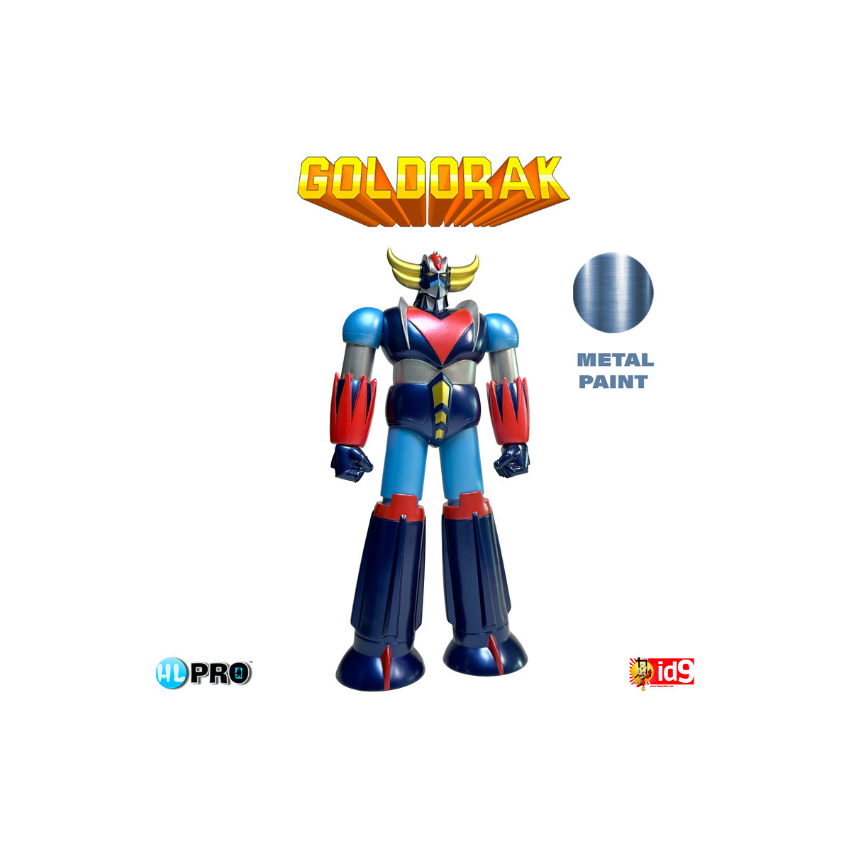 HL Pro - Goldorak Classic Metallic Farbe 23cm (Logo Francais) Figur