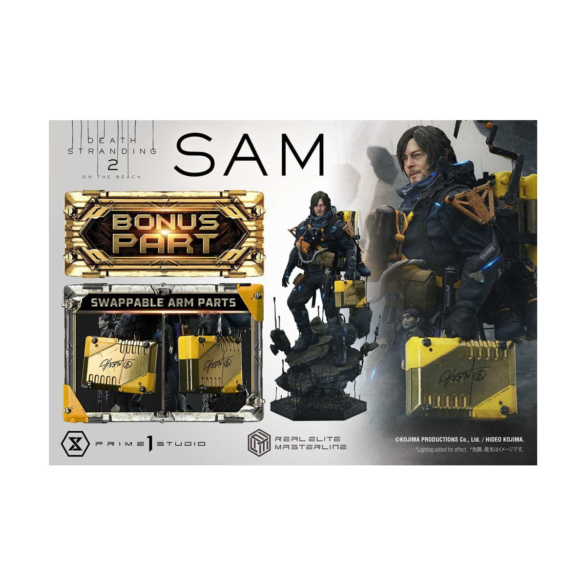 Prime 1 Studio -Death Stranding 2: On the Beach - Sam Deluxe Bonus Version Real Elite Masterline Serie 1/3