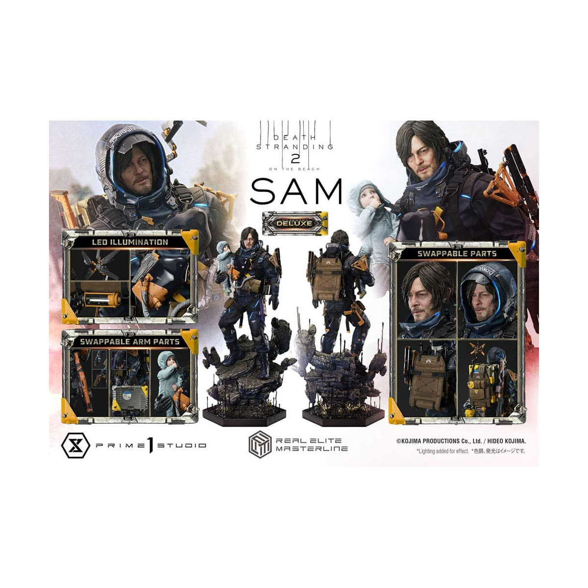 Prime 1 Studio -Death Stranding 2: On the Beach - Sam Deluxe Bonus Version Real Elite Masterline Serie 1/3