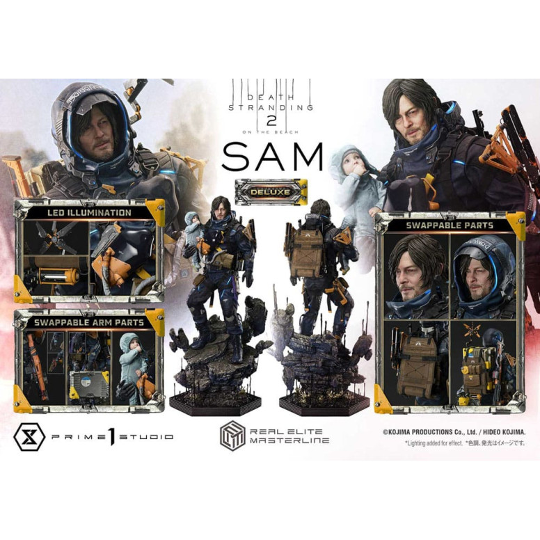 Prime 1 Studio -Death Stranding 2: On the Beach - Sam Deluxe Bonus Version Real Elite Masterline Serie 1/3