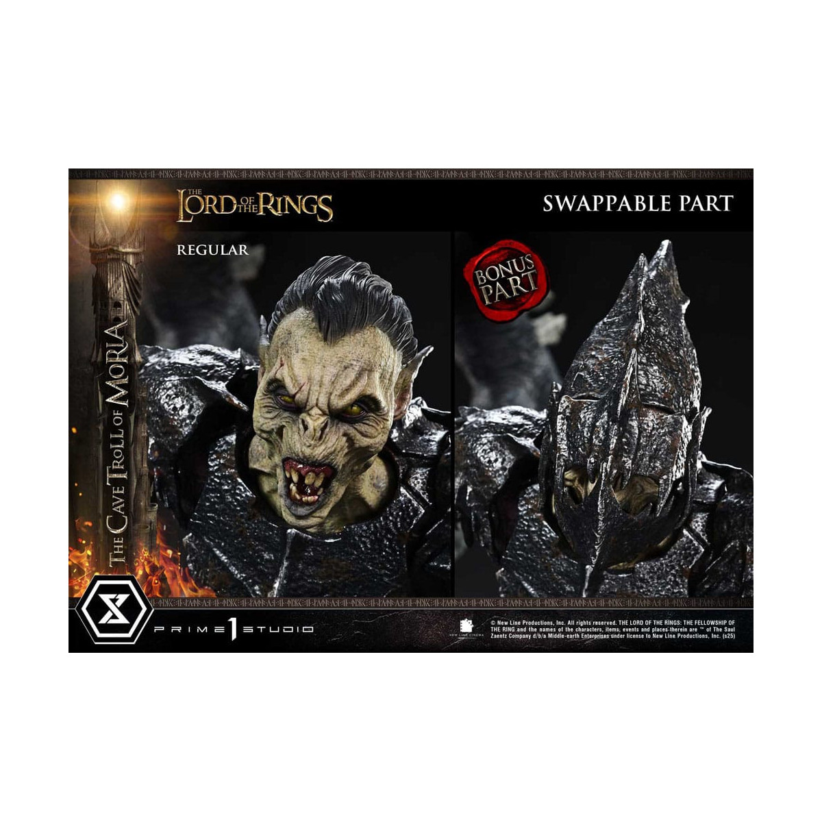 Prime 1 Studio - Höhlentroll von Moria Bonus Version - Der Herr der Ringe Premium Masterline Serie 1/6