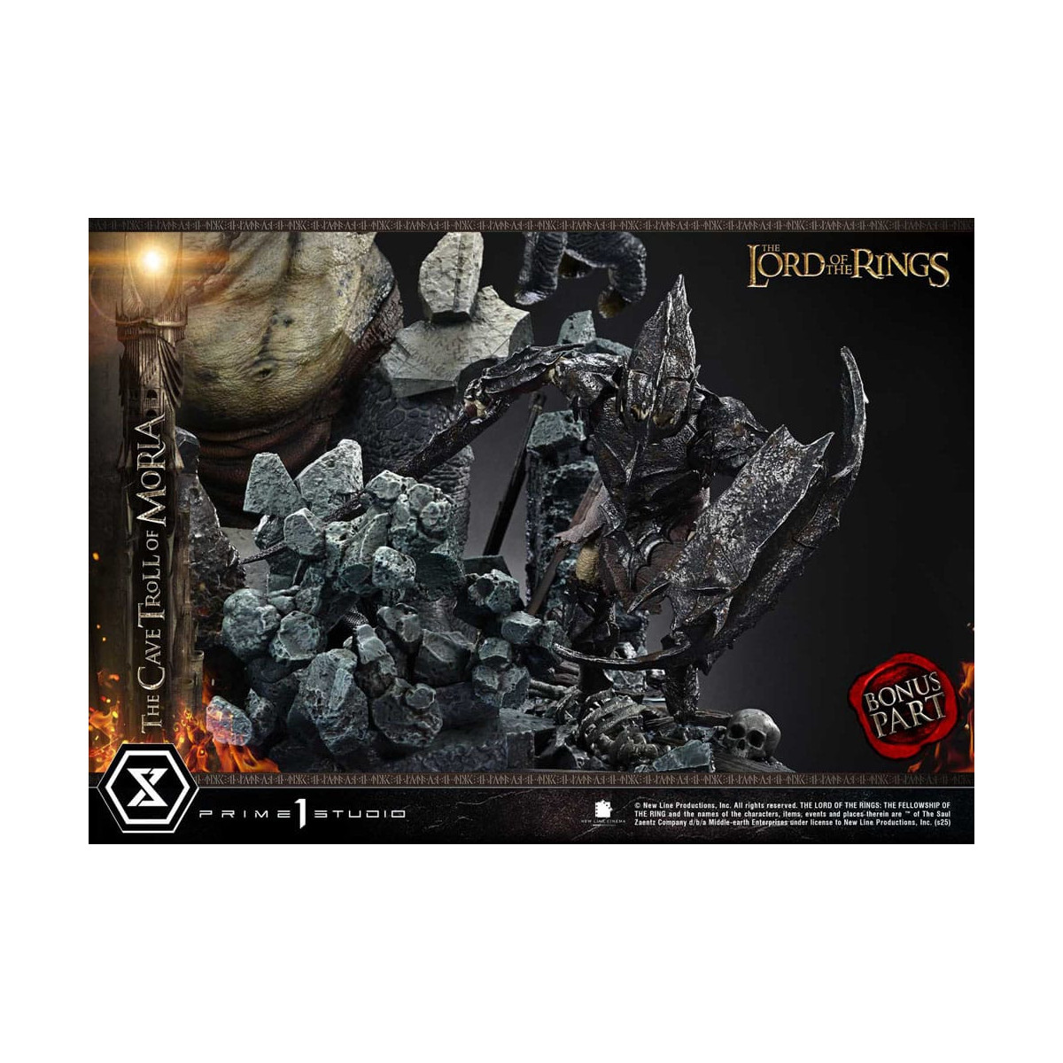 Prime 1 Studio - Höhlentroll von Moria Bonus Version - Der Herr der Ringe Premium Masterline Serie 1/6