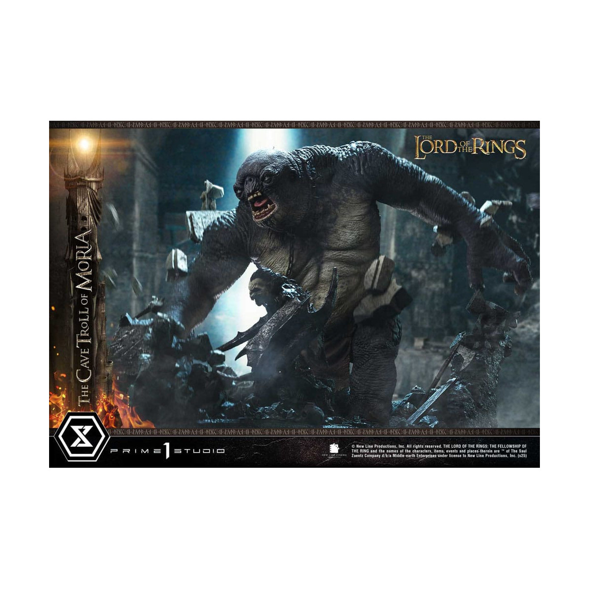 Prime 1 Studio - Höhlentroll von Moria Bonus Version - Der Herr der Ringe Premium Masterline Serie 1/6