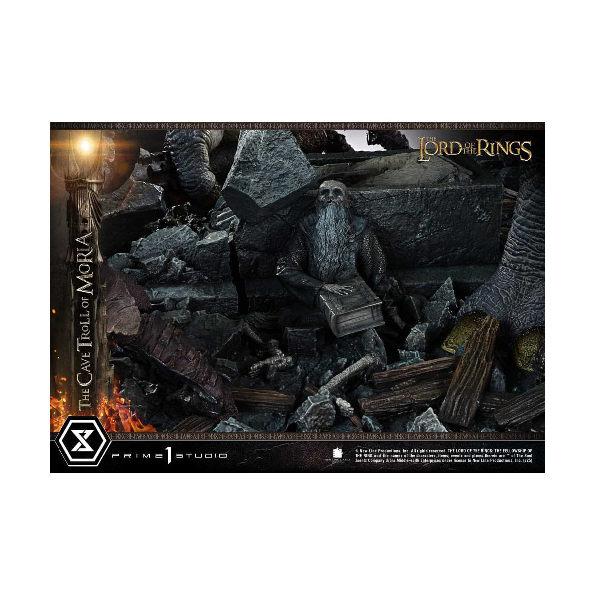 Prime 1 Studio - Höhlentroll von Moria Bonus Version - Der Herr der Ringe Premium Masterline Serie 1/6