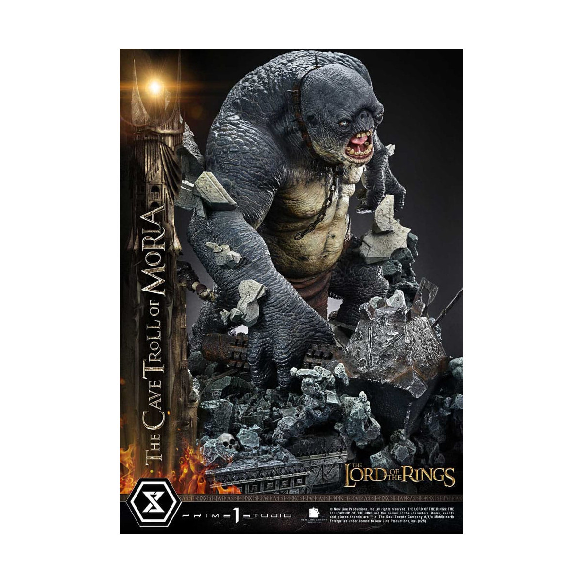 Prime 1 Studio - Höhlentroll von Moria Bonus Version - Der Herr der Ringe Premium Masterline Serie 1/6