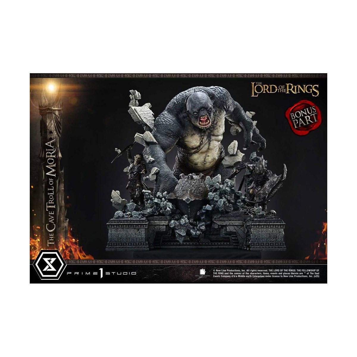 Prime 1 Studio - Höhlentroll von Moria Bonus Version - Der Herr der Ringe Premium Masterline Serie 1/6