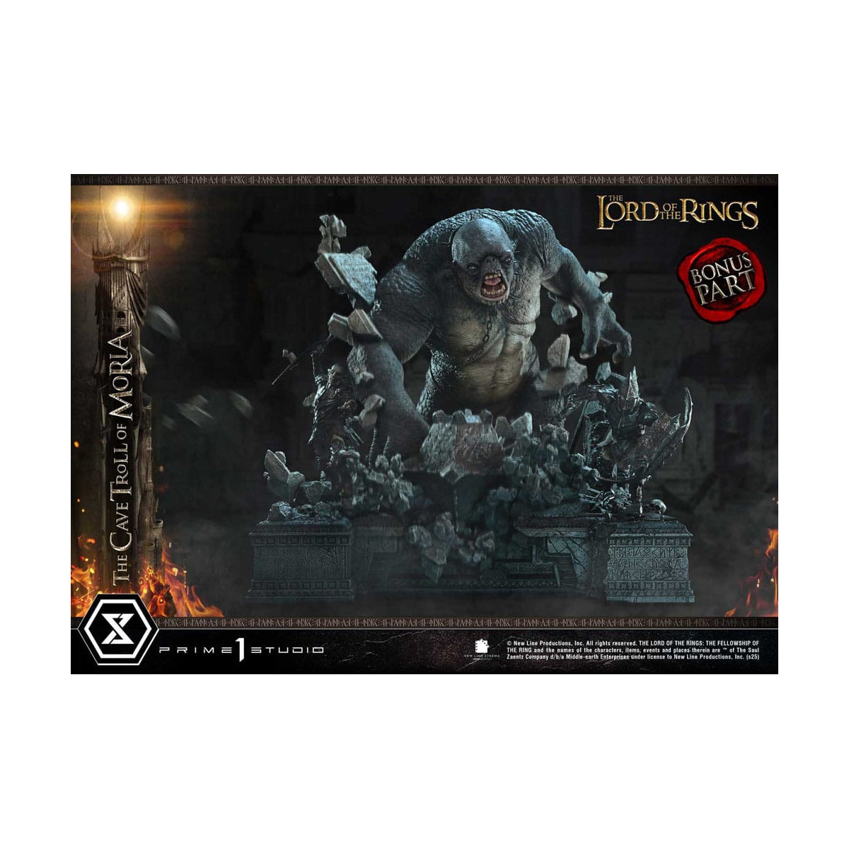 Prime 1 Studio - Höhlentroll von Moria Bonus Version - Der Herr der Ringe Premium Masterline Serie 1/6