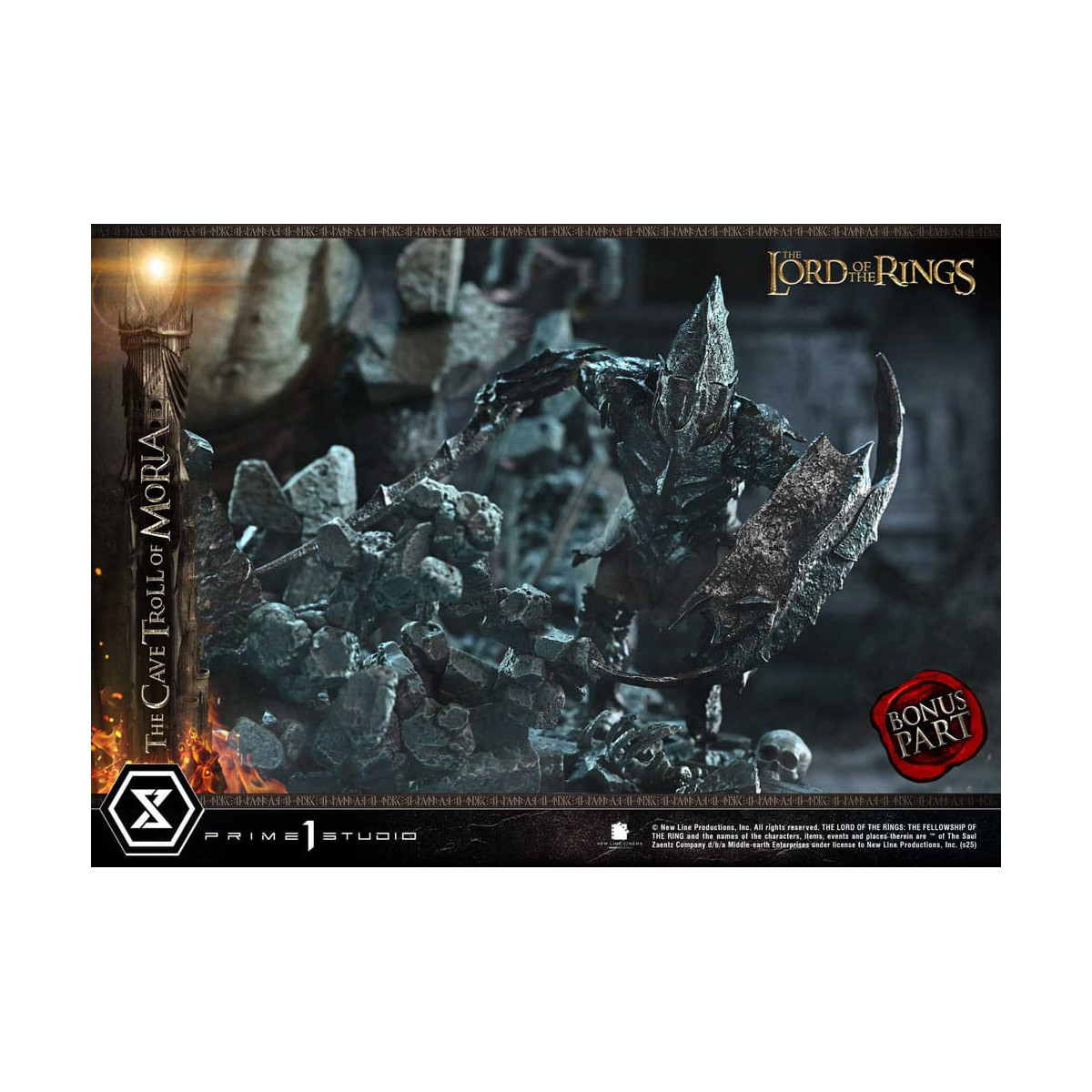 Prime 1 Studio - Höhlentroll von Moria Bonus Version - Der Herr der Ringe Premium Masterline Serie 1/6