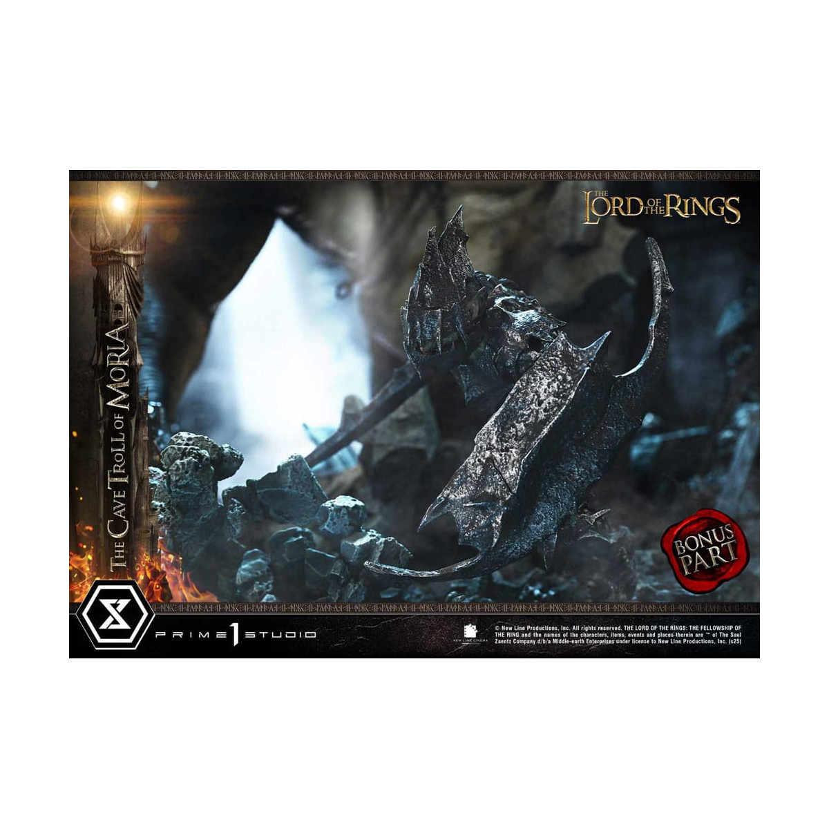 Prime 1 Studio - Höhlentroll von Moria Bonus Version - Der Herr der Ringe Premium Masterline Serie 1/6