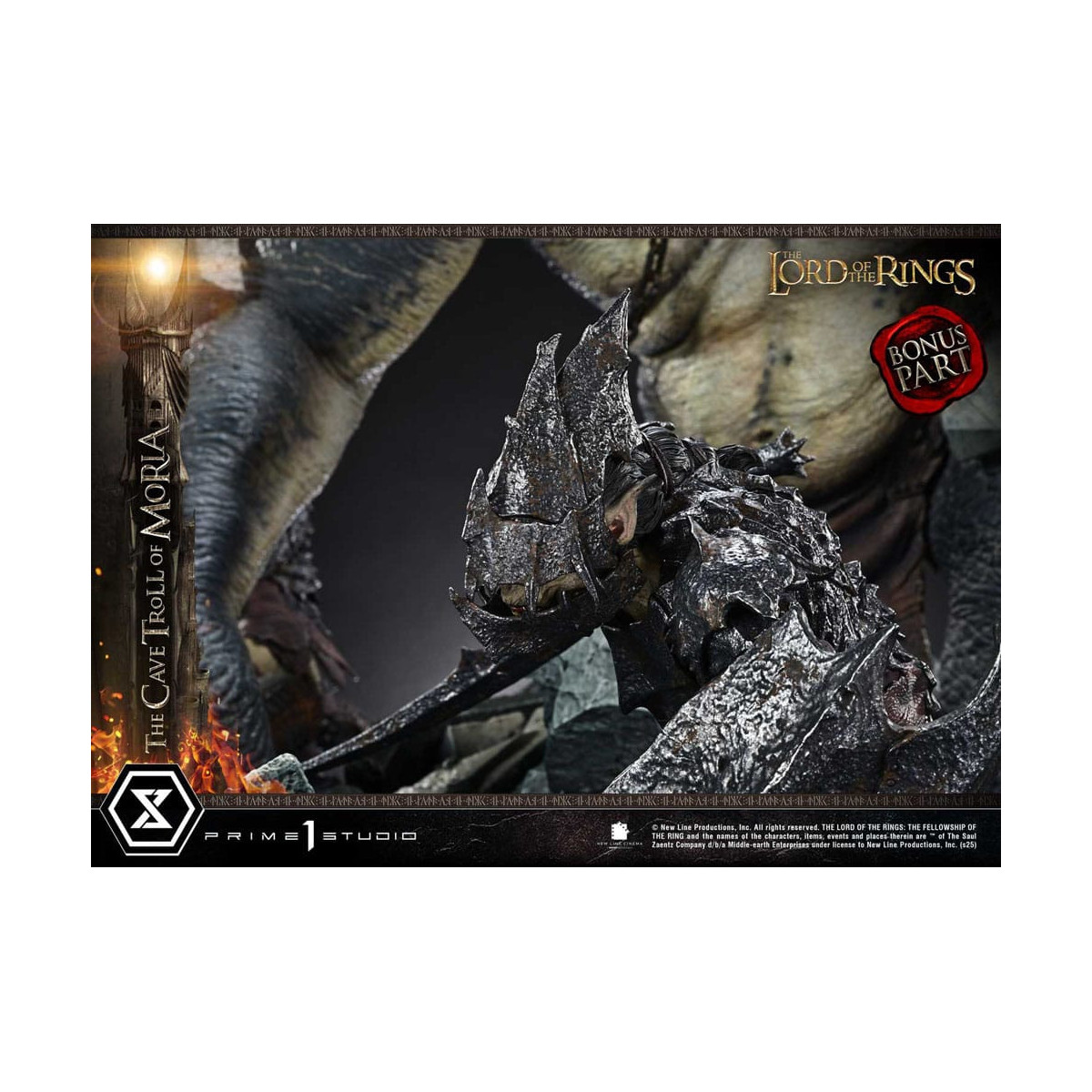 Prime 1 Studio - Höhlentroll von Moria Bonus Version - Der Herr der Ringe Premium Masterline Serie 1/6