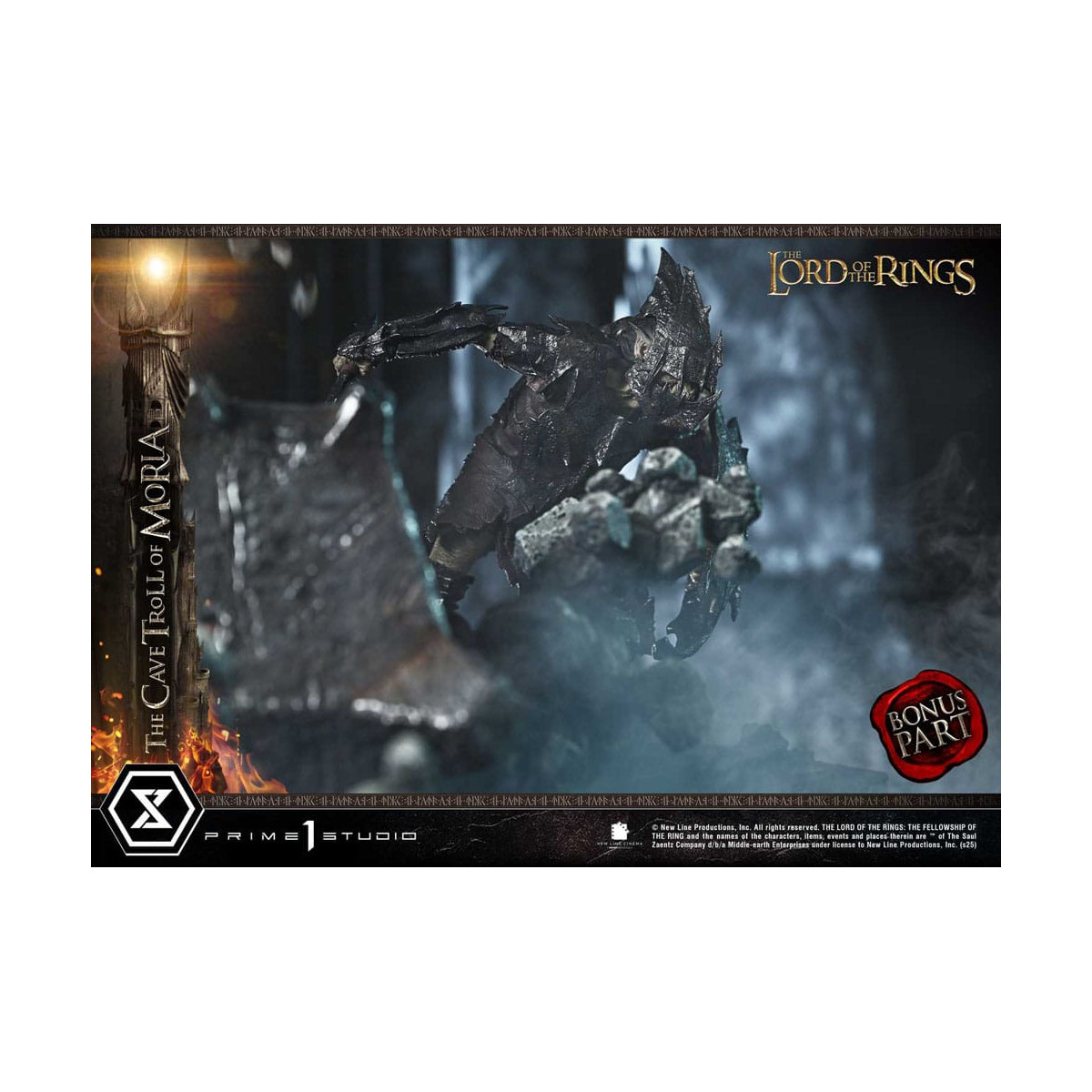 Prime 1 Studio - Höhlentroll von Moria Bonus Version - Der Herr der Ringe Premium Masterline Serie 1/6