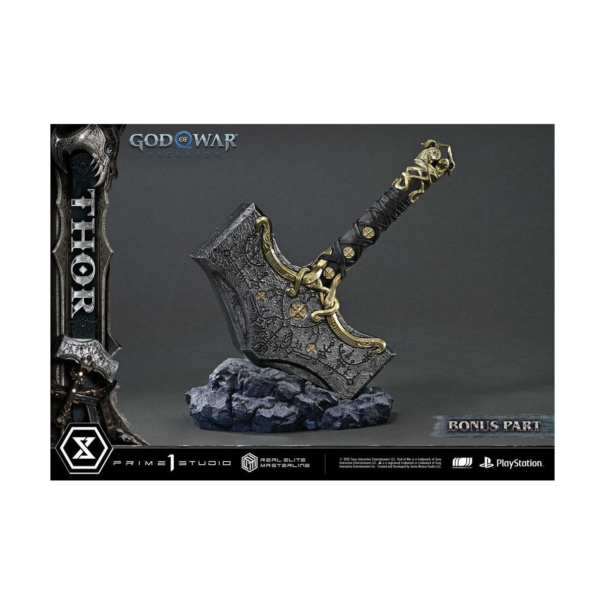 Prime 1 Studio - God of War: Ragnarok - Thor Deluxe Bonus Version - Real Elite Masterline Serie 1/3