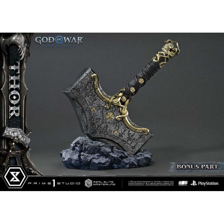 Prime 1 Studio - God of War: Ragnarok - Thor Deluxe Bonus Version - Real Elite Masterline Serie 1/3