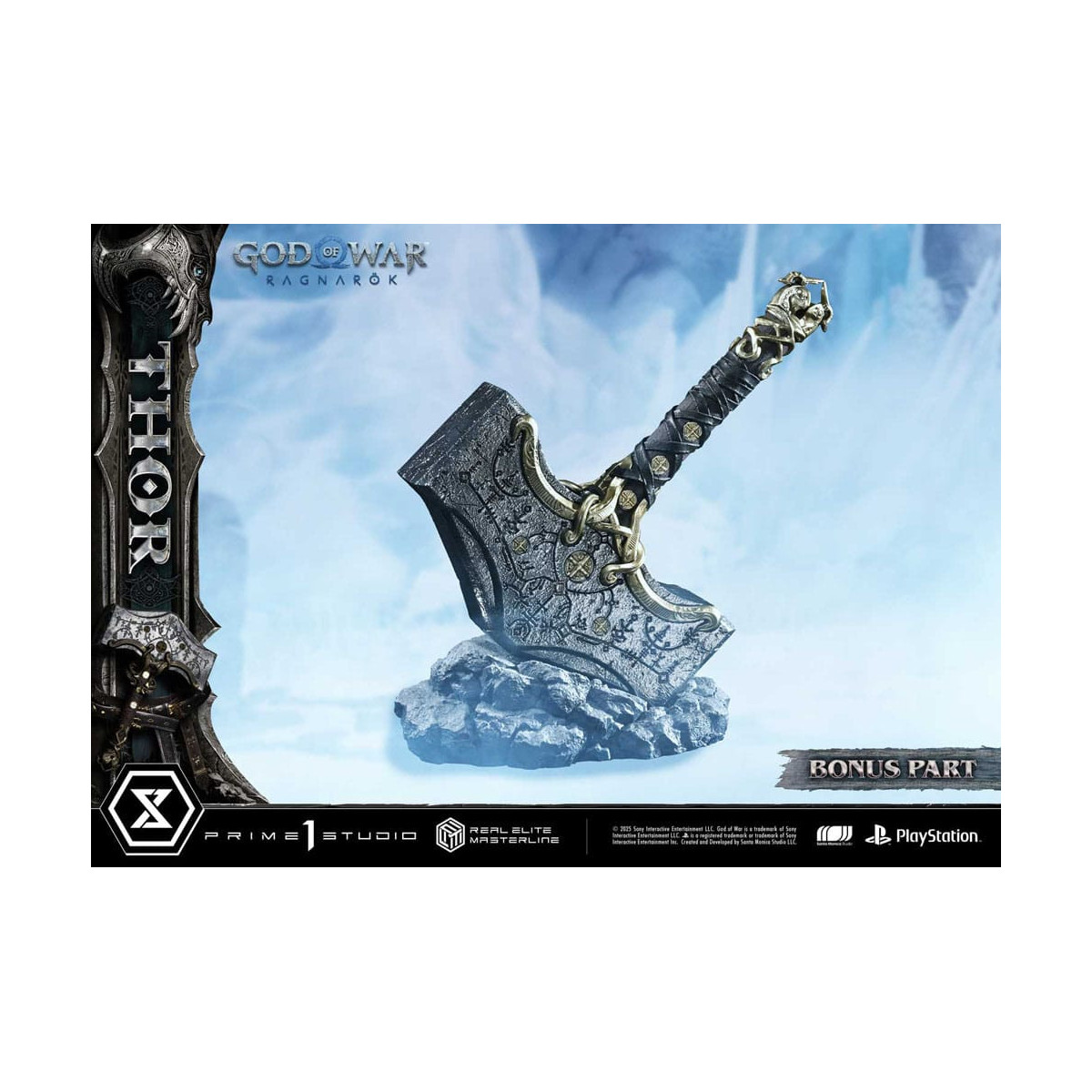 Prime 1 Studio - God of War: Ragnarok - Thor Deluxe Bonus Version - Real Elite Masterline Serie 1/3
