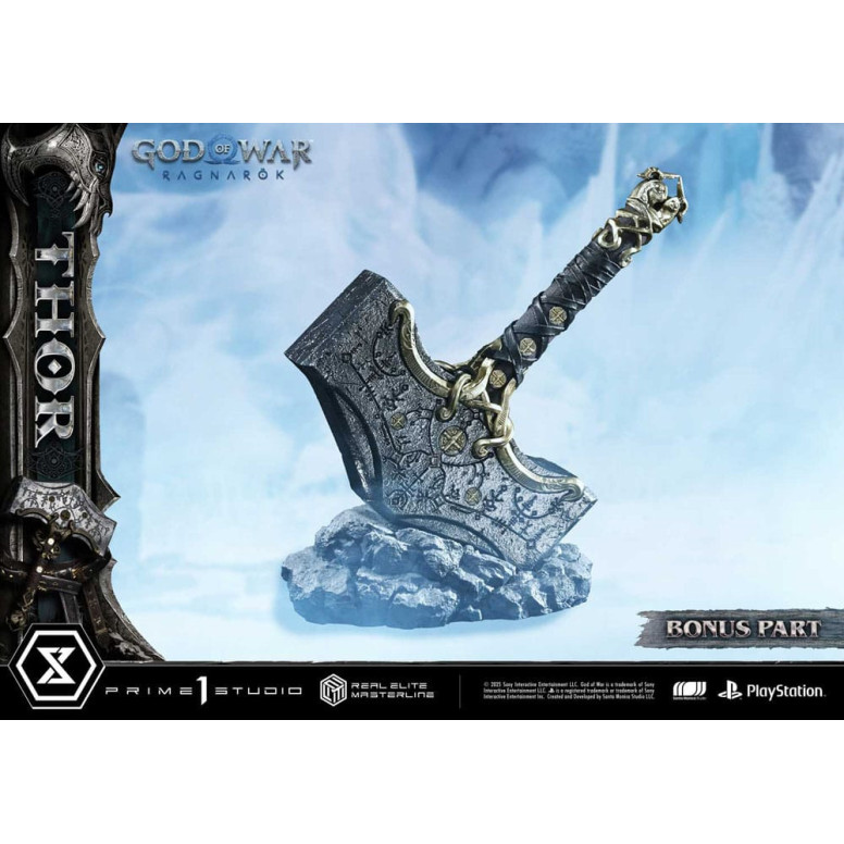 Prime 1 Studio - God of War: Ragnarok - Thor Deluxe Bonus Version - Real Elite Masterline Serie 1/3
