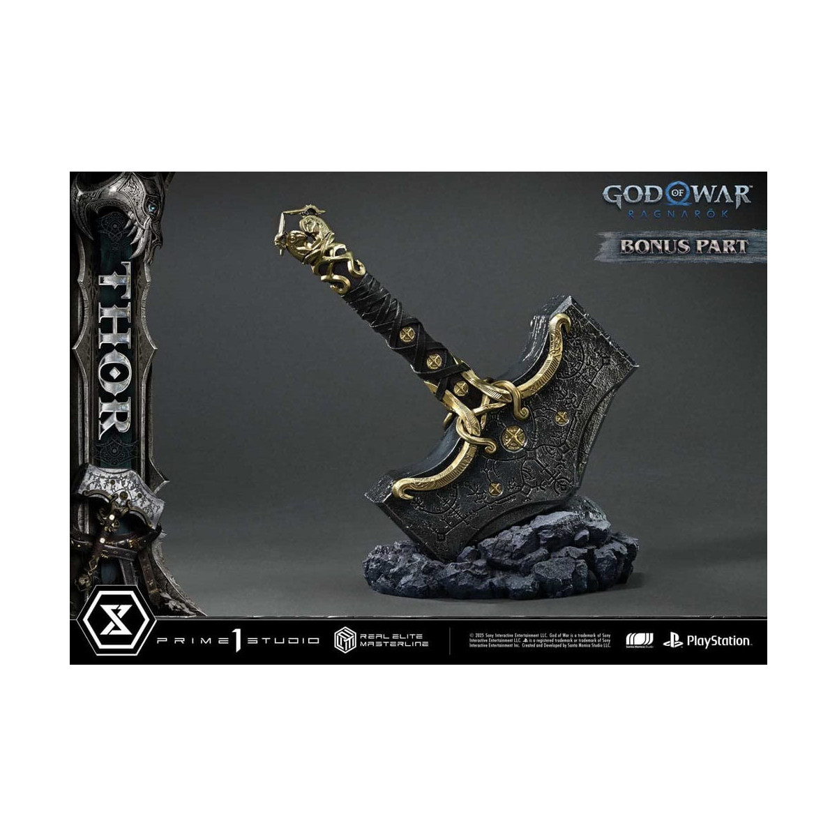 Prime 1 Studio - God of War: Ragnarok - Thor Deluxe Bonus Version - Real Elite Masterline Serie 1/3
