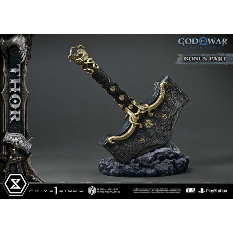Prime 1 Studio - God of War: Ragnarok - Thor Deluxe Bonus Version - Real Elite Masterline Serie 1/3