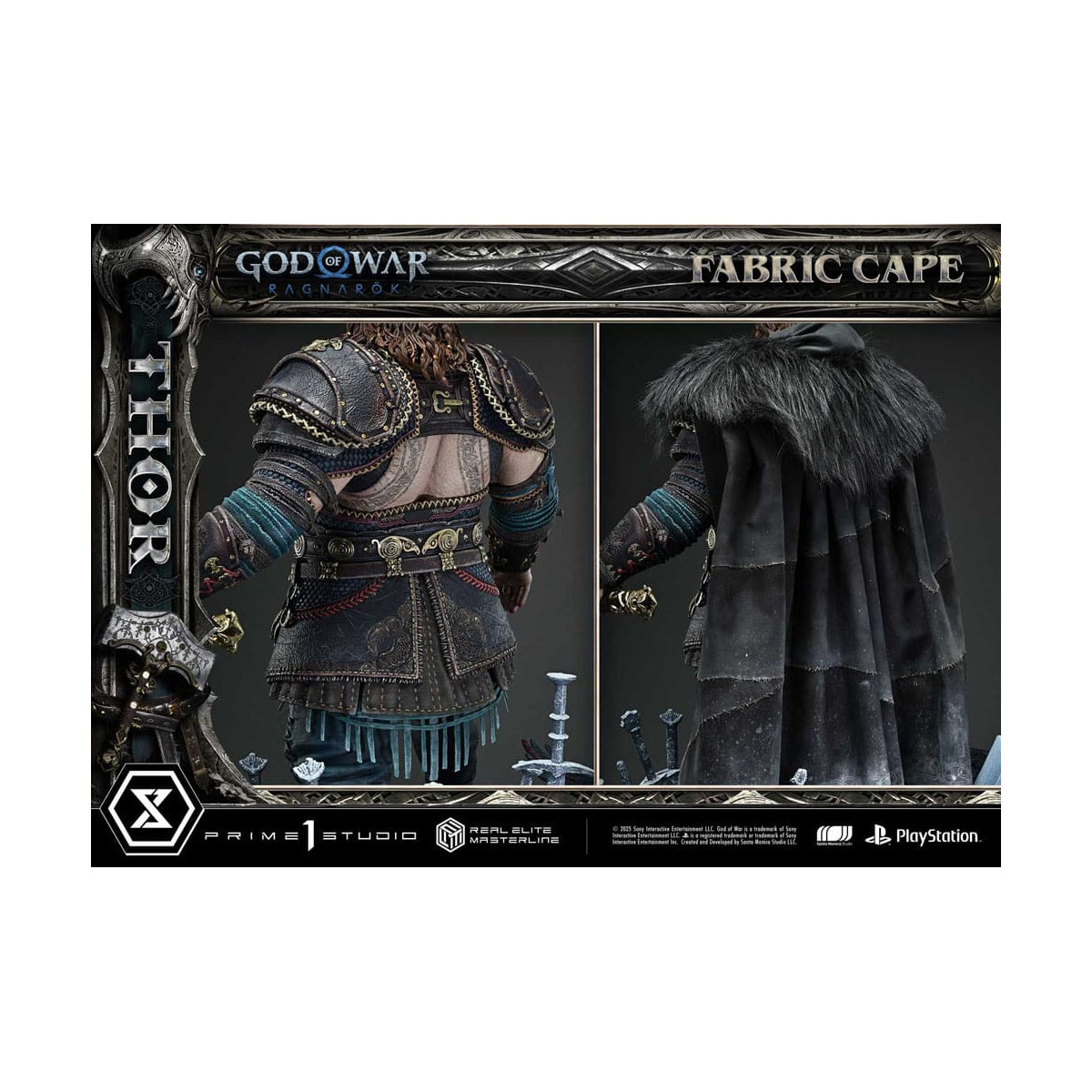 Prime 1 Studio - God of War: Ragnarok - Thor Deluxe Bonus Version - Real Elite Masterline Serie 1/3